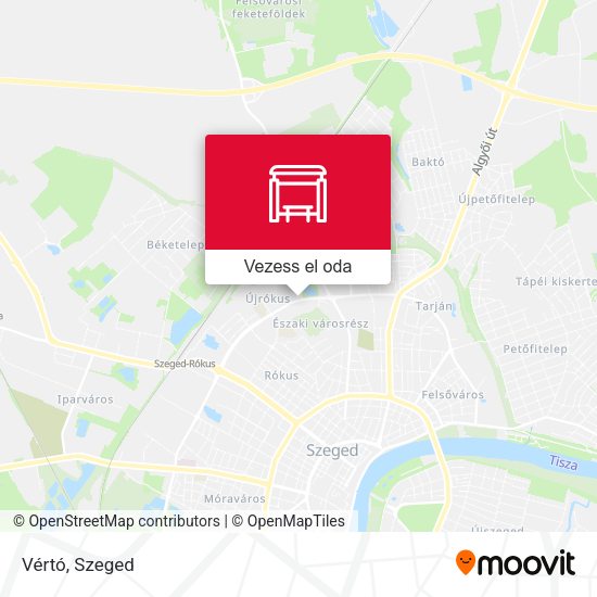 Vértó térkép