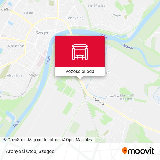 Aranyosi Utca térkép