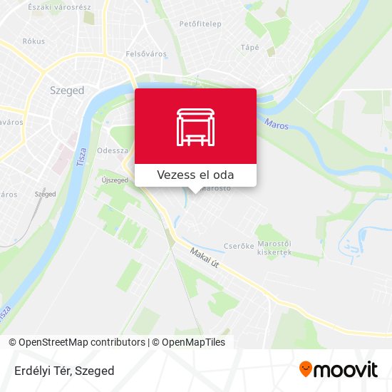 Erdélyi Tér térkép
