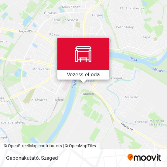 Gabonakutató térkép