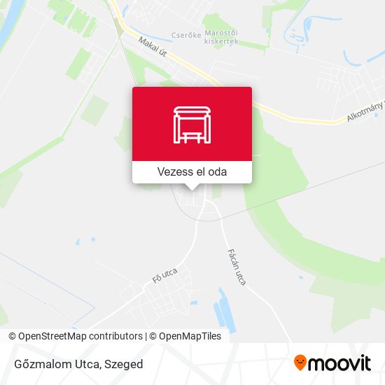 Gőzmalom Utca térkép