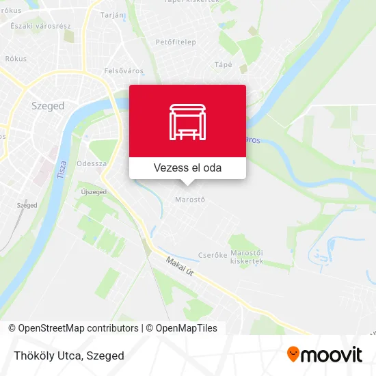 Thököly Utca térkép