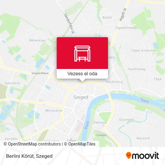 Berlini Körút térkép