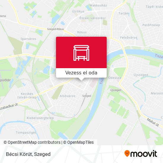 Bécsi Körút térkép