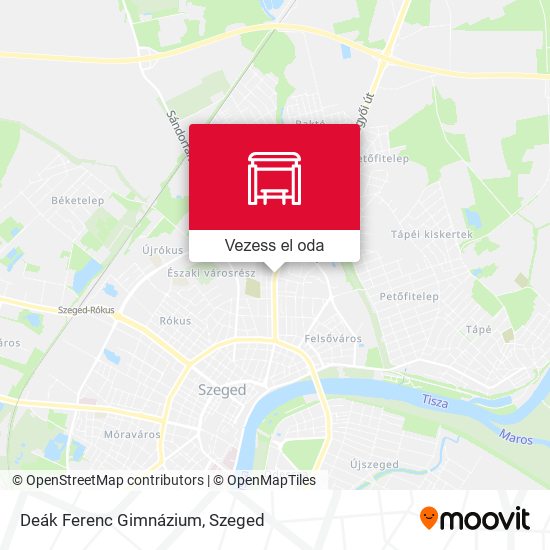 Deák Ferenc Gimnázium térkép