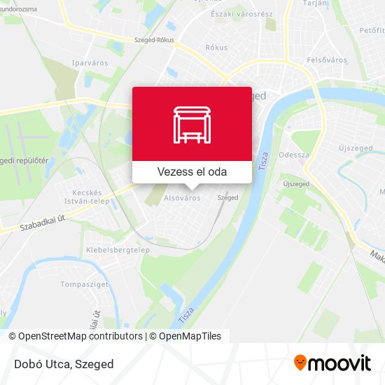 Dobó Utca térkép