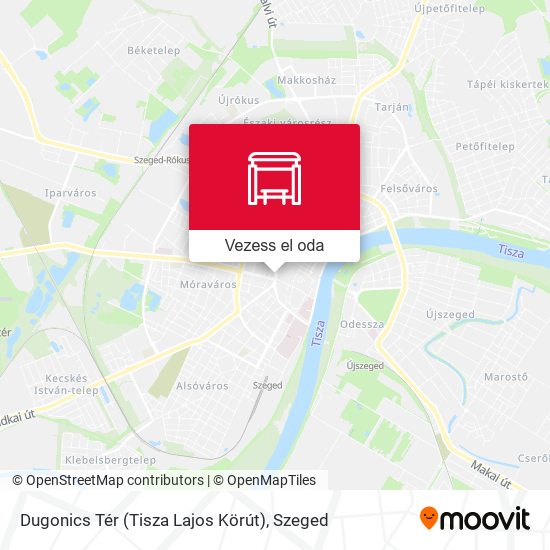 Dugonics Tér (Tisza Lajos Körút) térkép