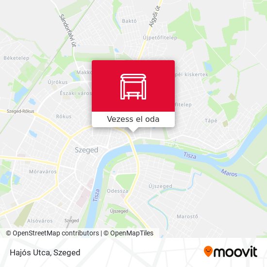 Hajós Utca térkép