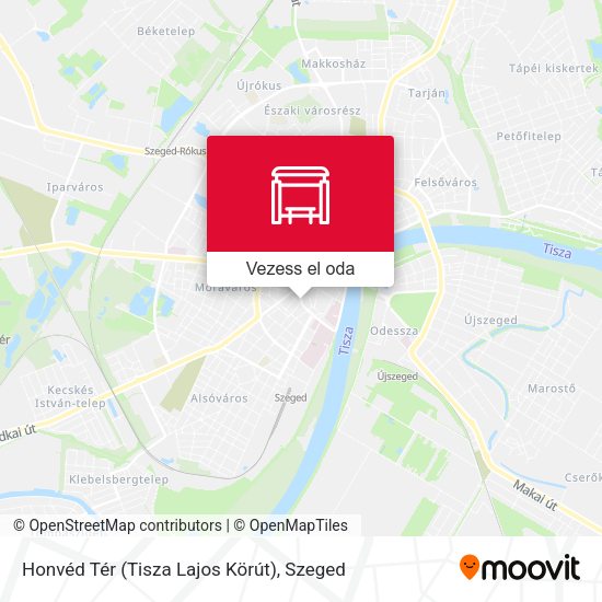 Honvéd Tér (Tisza Lajos Körút) térkép