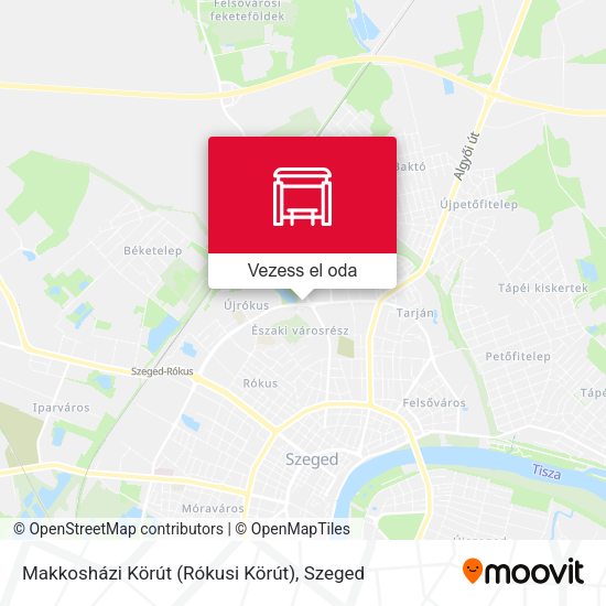 Makkosházi Körút (Rókusi Körút) térkép