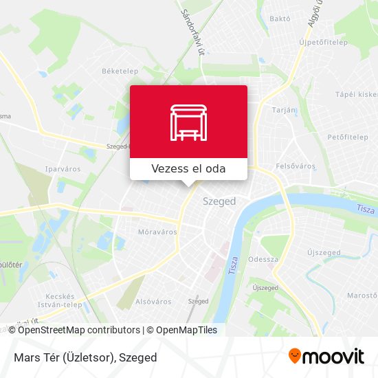 Mars Tér (Üzletsor) térkép