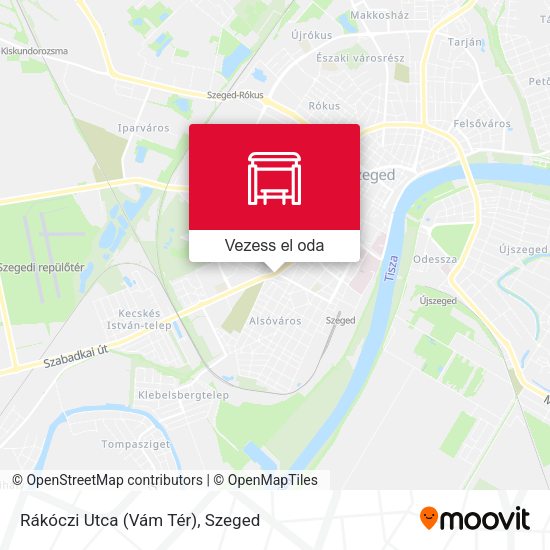 Rákóczi Utca (Vám Tér) térkép