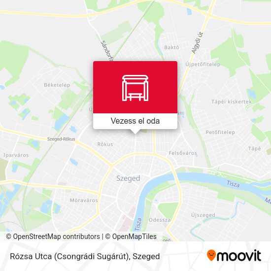 Rózsa Utca (Csongrádi Sugárút) térkép