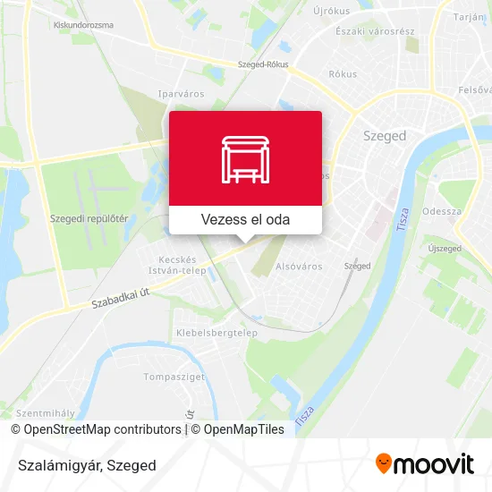 Szalámigyár térkép