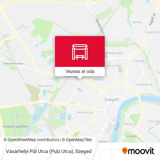 Vásárhelyi Pál Utca (Pulz Utca) térkép