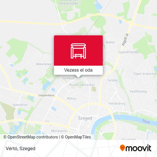 Vértó térkép