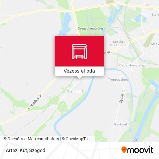Artézi Kút térkép