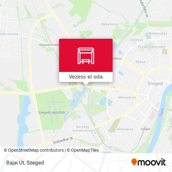 Bajai Út térkép
