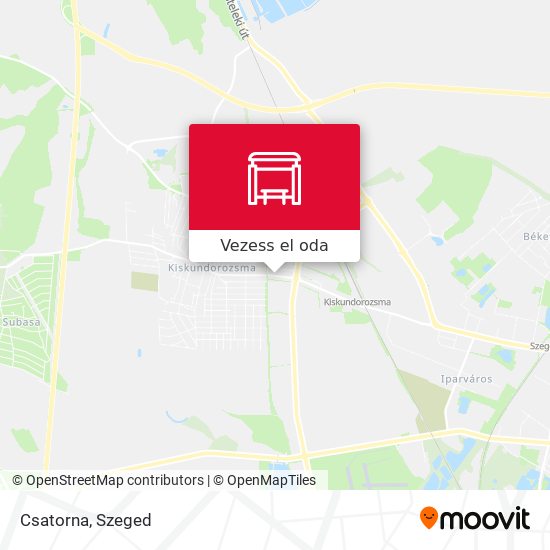 Csatorna térkép