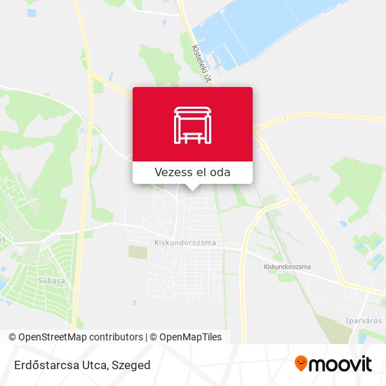 Erdőstarcsa Utca térkép