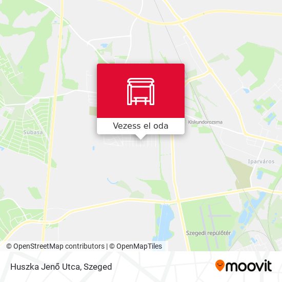 Huszka Jenő Utca térkép