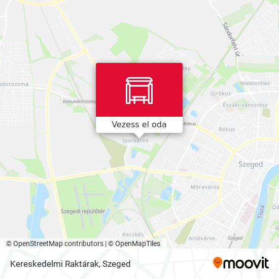 Kereskedelmi Raktárak térkép