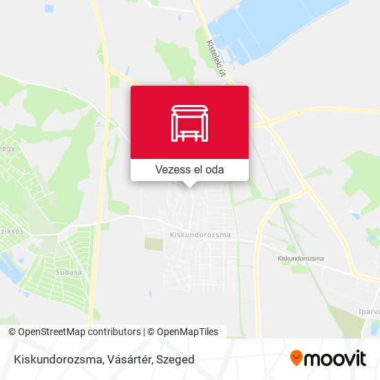 Kiskundorozsma, Vásártér térkép