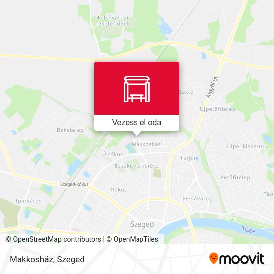 Makkosház térkép