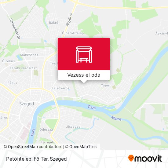 Petőfitelep, Fő Tér térkép
