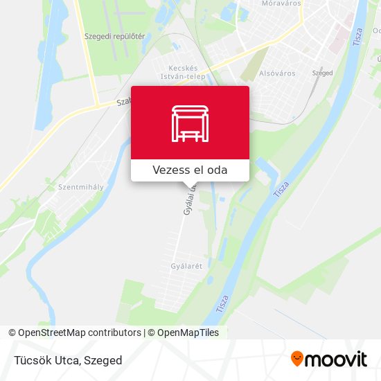 Tücsök Utca térkép