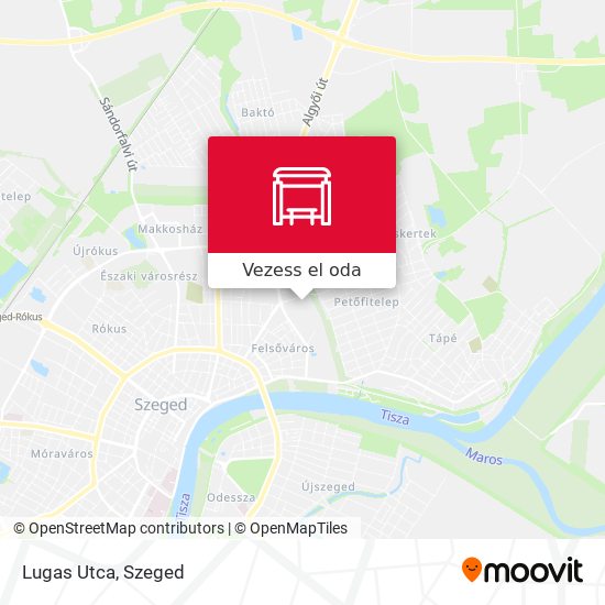 Lugas Utca térkép