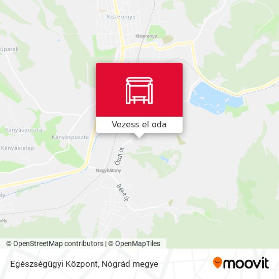 Egészségügyi Központ térkép