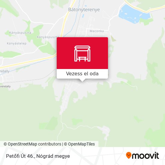 Petőfi Út 46. térkép
