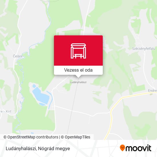Ludányhalászi térkép