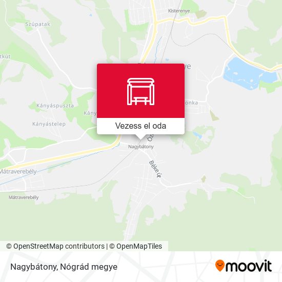 Nagybátony térkép