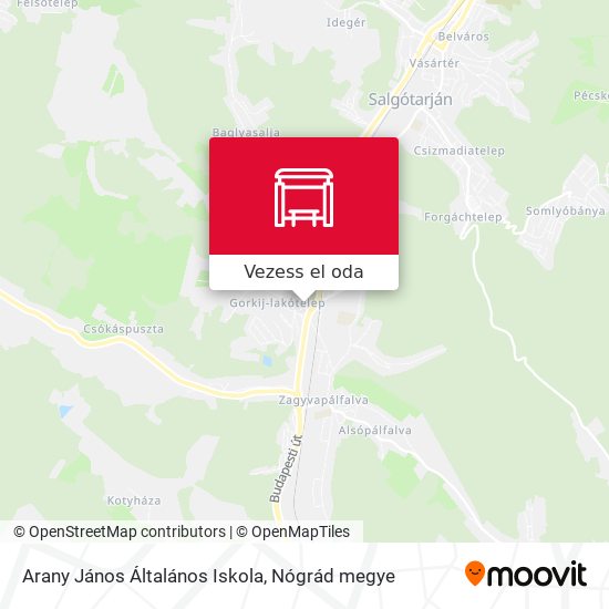 Arany János Általános Iskola térkép