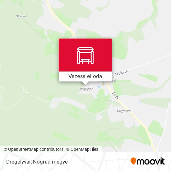 Drégelyvár térkép