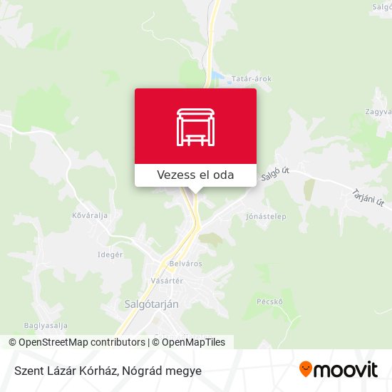 Szent Lázár Kórház térkép