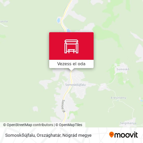 Somoskőújfalu, Országhatár térkép