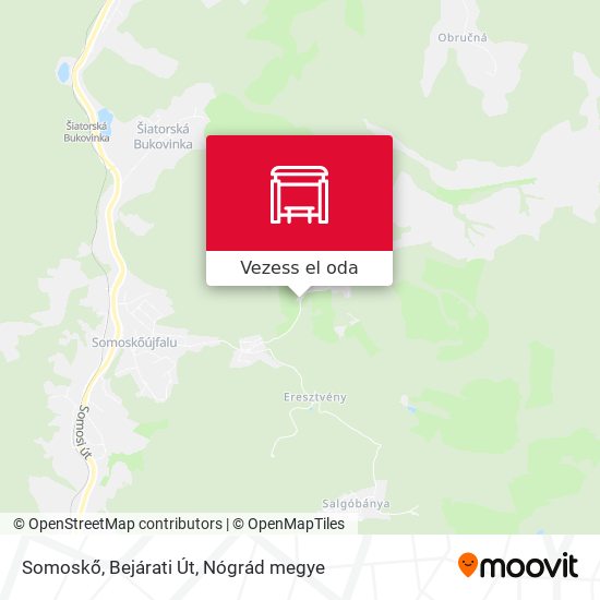 Somoskő, Bejárati Út térkép