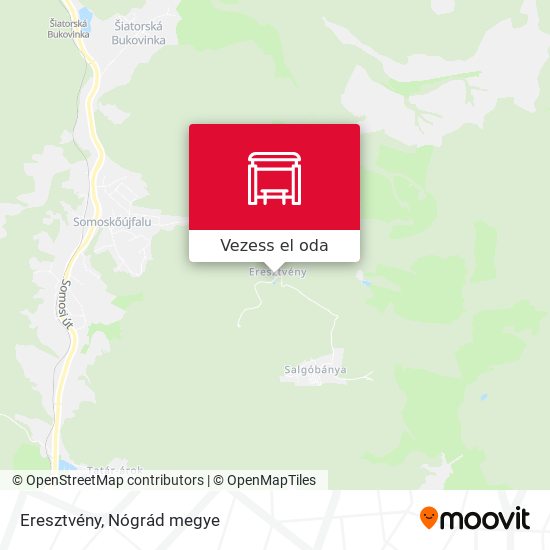 Eresztvény térkép