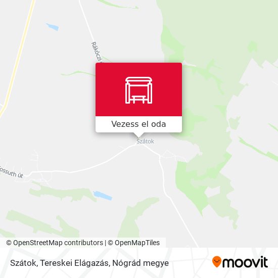 Szátok, Tereskei Elágazás térkép