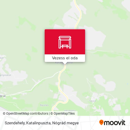 Szendehely, Katalinpuszta térkép
