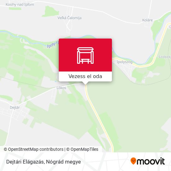 Dejtári Elágazás térkép