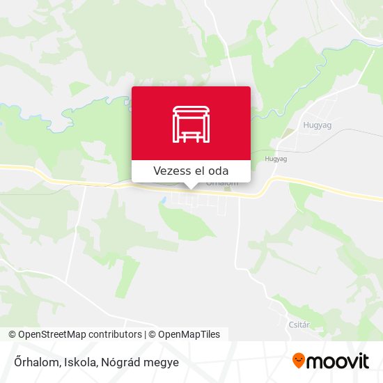 Őrhalom, Iskola térkép