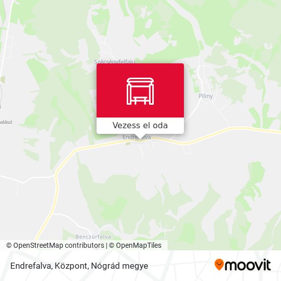 Endrefalva, Központ térkép