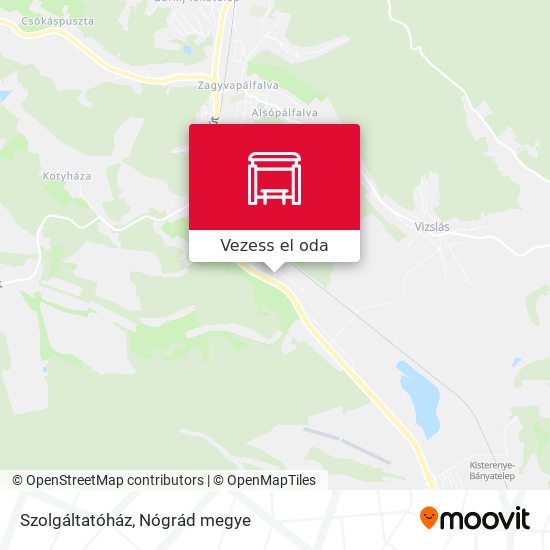 Szolgáltatóház térkép