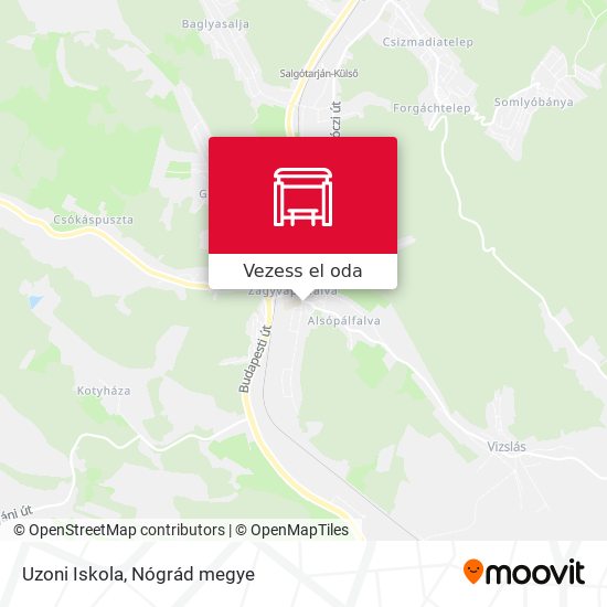 Uzoni Iskola térkép