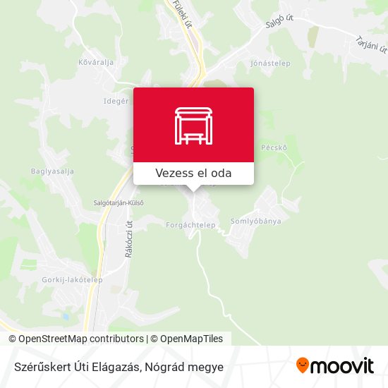 Szérűskert Úti Elágazás térkép