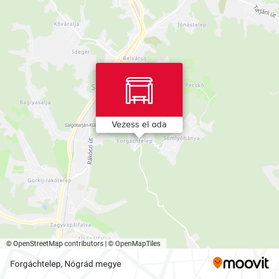 Forgáchtelep térkép